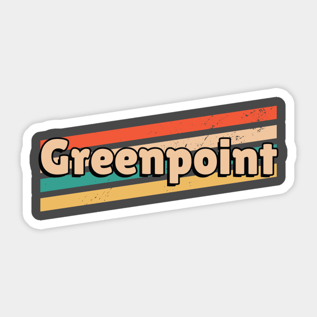 Greenpoint Sticker by LR_Collections